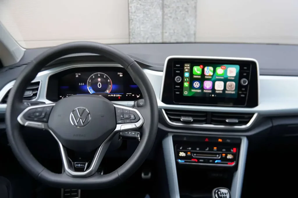 Volkswagen T-Roc 1.0 TSI GOAL * DODEHOEK / ADAPTIEVE CRUISE / HALF LEDER / ZETELVERWARMING /  APPLE CAPRLAY & ANDROID AUTO *